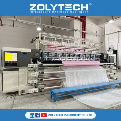 Maszyna do wypełniania materacy ZOLYTECH Multi - Needle Continuous Quilitng Machine